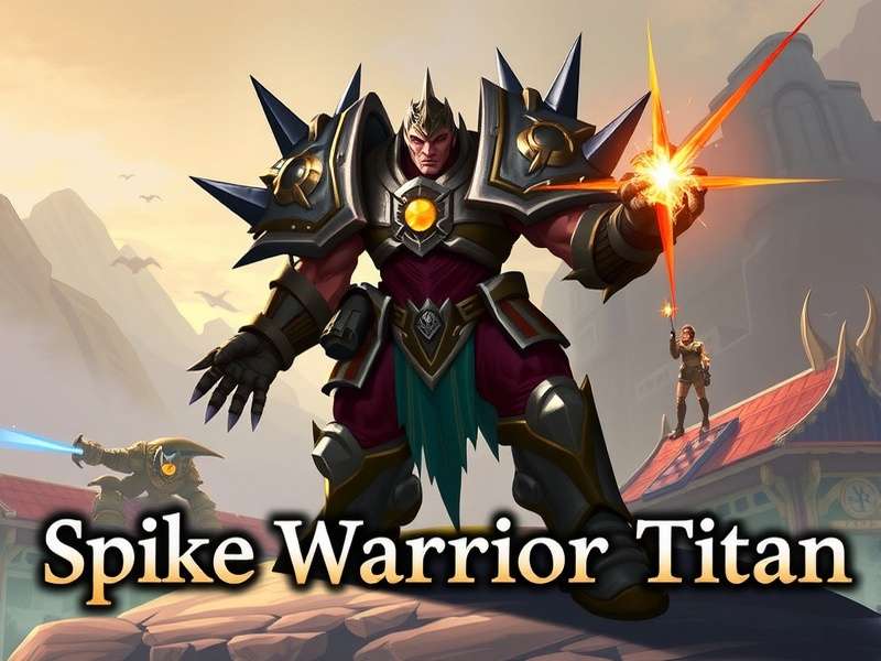 Spike Warrior Titan Game Cover Art